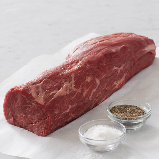 Alternate View of Beef Tenderloin Roast Raw