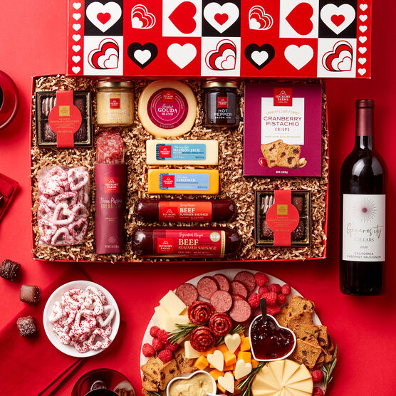Say You'll Be Mine Valentine Gift Basket - Standard