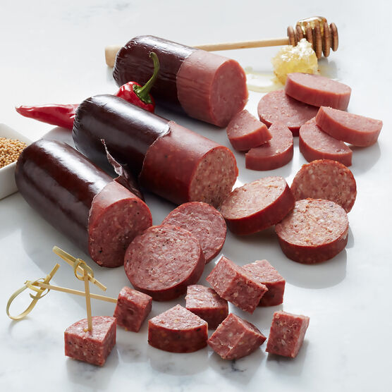 Hickory Farms Summer Sausage, Beef, Semi-Dry - 10 oz