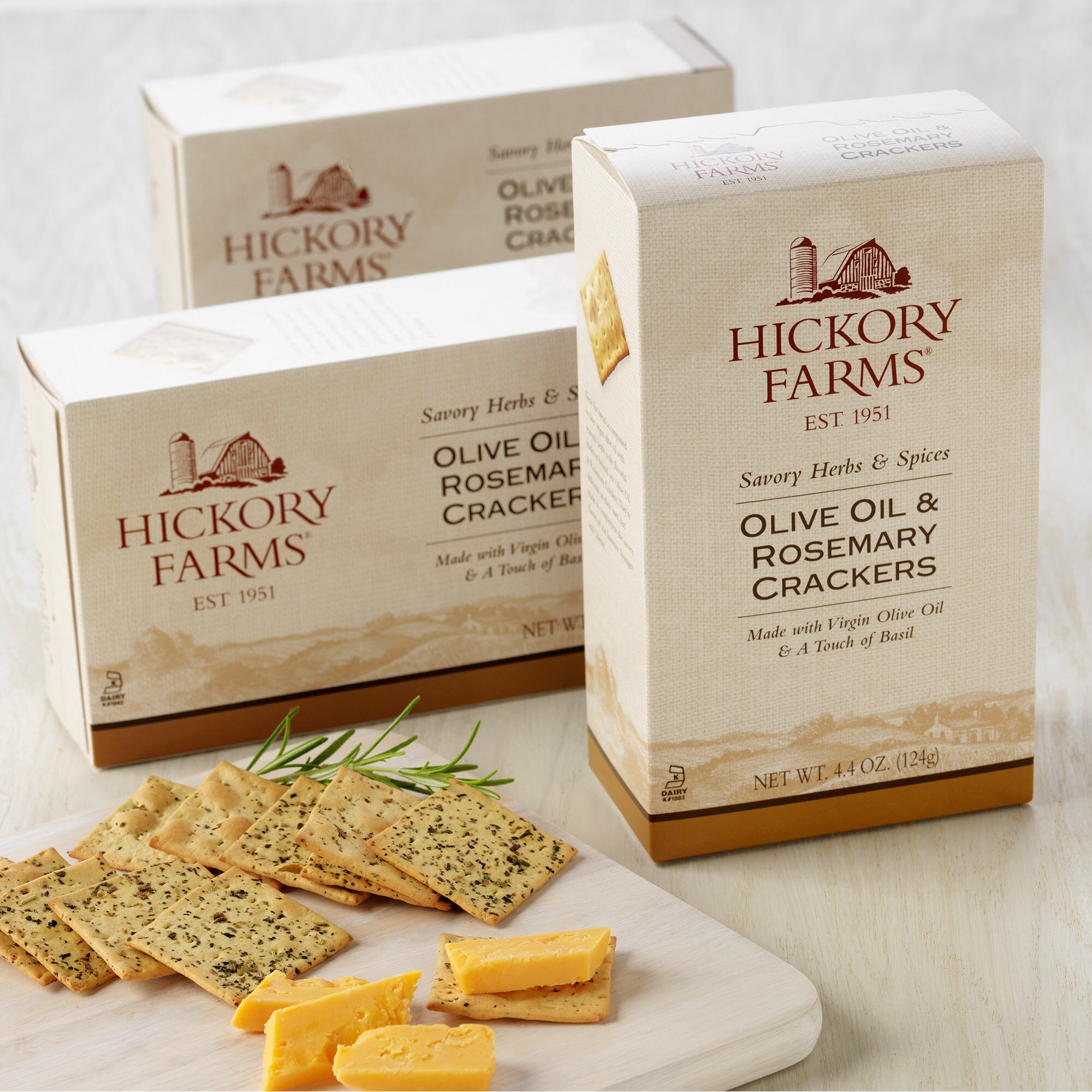 hickory farms perfectly crisp golden toasted crackers