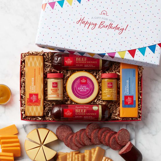Thank You Gift Box with Savory Snacks | Donation Gift | Hickory Farms