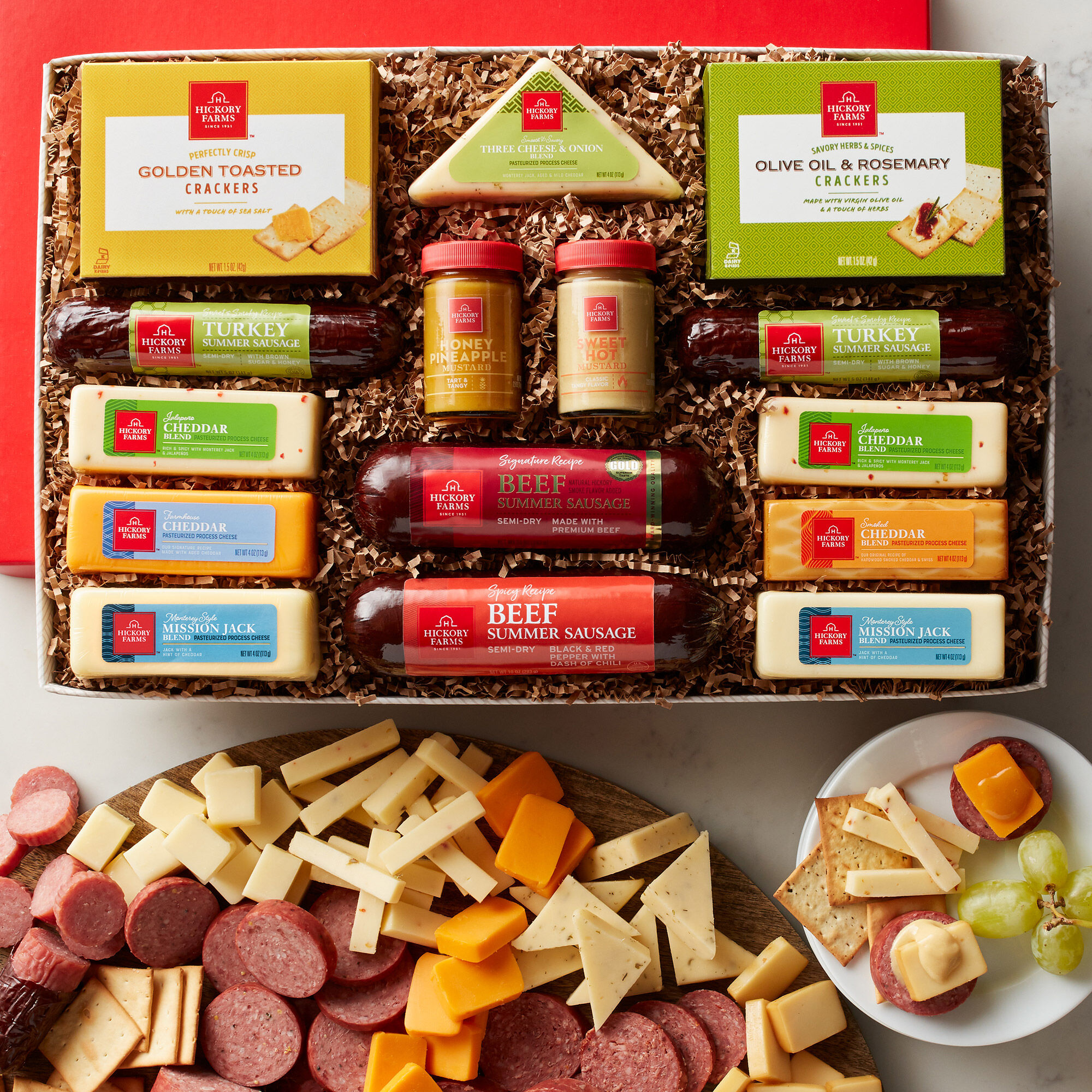 Deluxe Gourmet Sausage and Cheese Gift