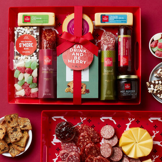 Happy Holidays! Flavored Coffee Gift Box w/Treats & Accessories