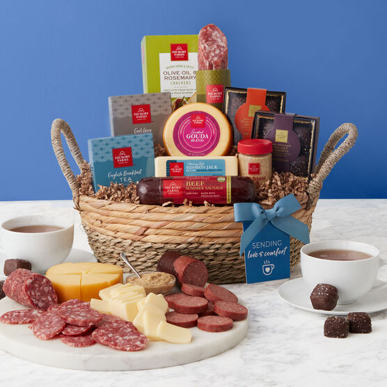 Thinking of You Little Book of Comfort Gourmet Gift Basket