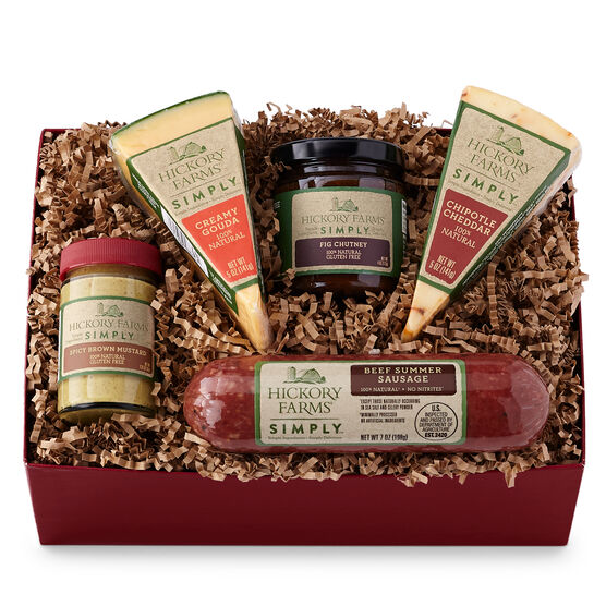 Hickory Farms Simply Sausage And Cheese Duo T Box Hickory Farms 