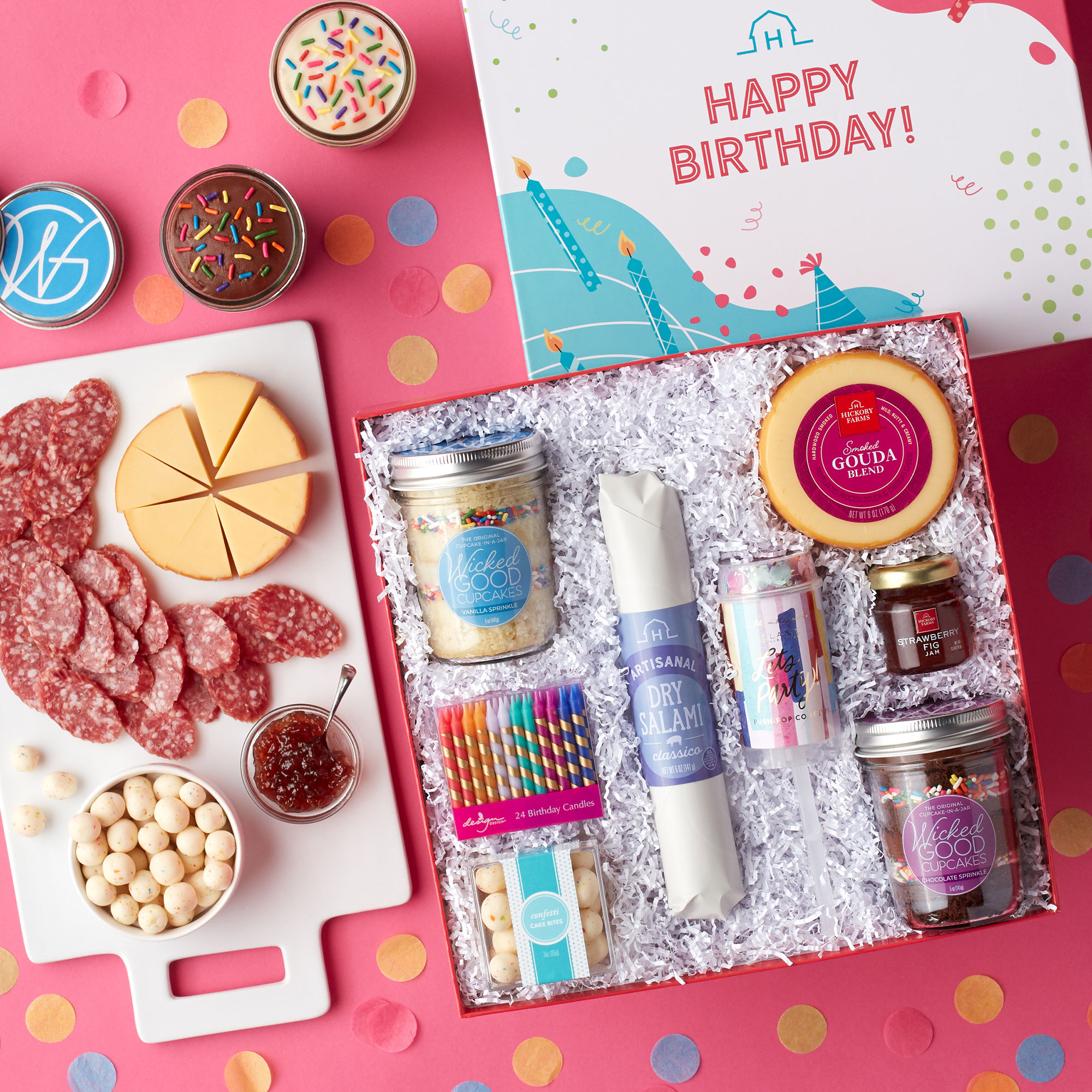Birthday Gift Baskets: Birthday Blowout Candy Basket | DIYGB