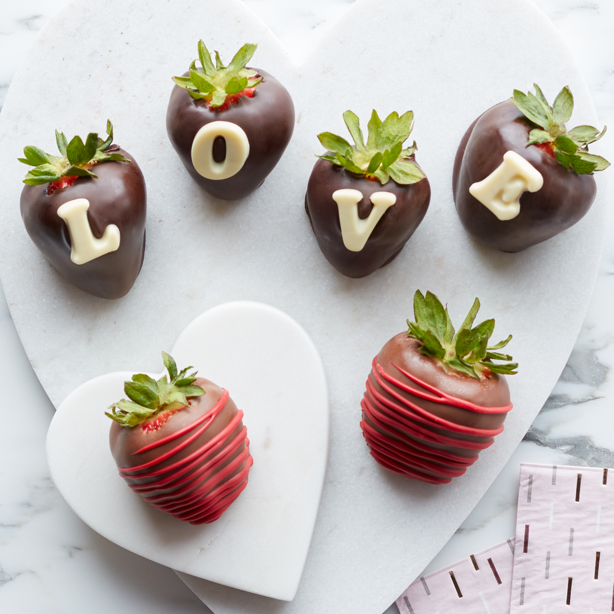 Valentine's Day Chocolate Covered Strawberries, One Dozen USD